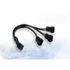 Inter-Tech AC PWM-Y-3 PWM-Y kábel három ventilátorhoz, 4-pin, 15 cm 88885652