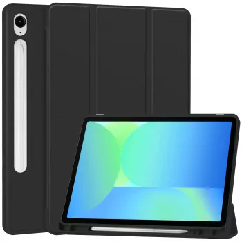 MRDISC Flip Cover Samsung Galaxy Tab S10+ 5G táblagéphez, fekete TPU MG-FLIPSGTSGB9SW