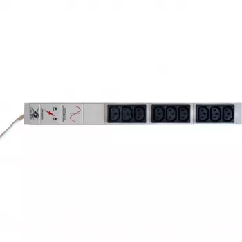 Liebernetz 9-Outlet C13 Rack PDU with Surge Protection and EMI/RFI Filter, Light Grey 90LNSDL9C13NF