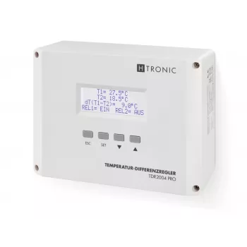 H-Tronic TDR 2004 PRO hőmérséklet-különbség szabályzó, -99 és +850 °C között 1114770