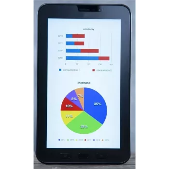 KAPSOLO kijelzővédő fólia Samsung Galaxy Tab A 10.1 (2019) készülékhez - 9H páncélüveg, tükröződésmentes, matt, karcolásálló KAP13385