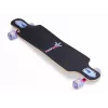 MUUWMI AU 560 Longboard Compact Cruiser gördeszka, ABEC 7 golyóscsapágy, LED világító kerekek, 7 rétegű kanadai juharfa