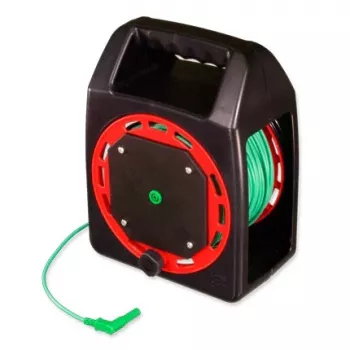 HT Instruments TL-50MKT 50 m földelési mérővezeték hosszabbítás kábeldobon, zöld 2009690