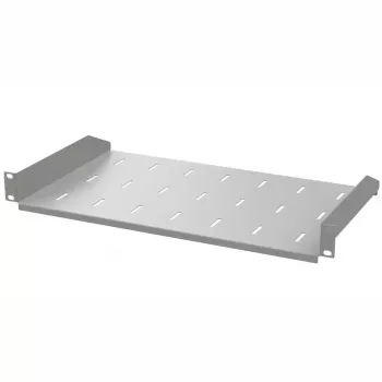 IT-BUDGET 19 inch rack polc 200 mm mély 1U 25 kg világosszürke 90ITB19FB200G