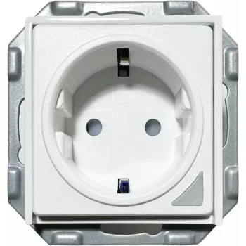 PowerRay WiFi okos konnektor PR-SSO-01, keret nélküli fehér, 16A, app- és hangvezérlés, Type F