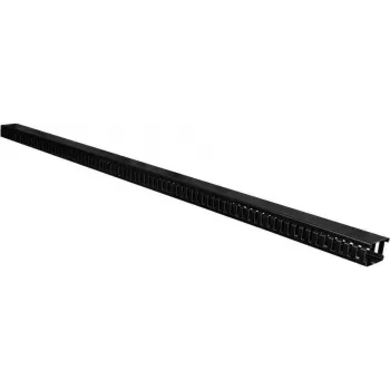 IT-BUDGET kábelcsatorna - függőleges vagy vízszintes szerelés - H 37,5 x Sz 50 mm - szerelőanyaggal - fekete - 1 méter (90ITBKKV100S)