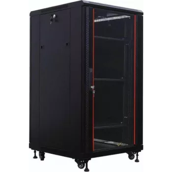 IT-BUDGET 19 inch szerver rack SRK 27U 600x1000 mm flatpack fekete 90ITB19SRK27610GSN