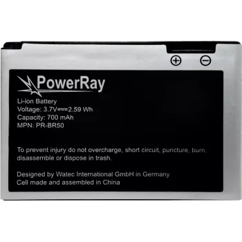 PowerRay akkumulátor PR-BL5CT Nokia C6-01, C3-01-hez, 1050 mAh, Bulk