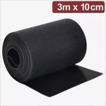Quadrios 24CA312 tépőzár tekercs 3 m x 10 cm fekete
