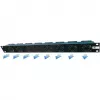 Liebernetz 19 inch 1U rack ventilátoregység - vízszintes kifúvás, 95 m³/h, 12V DC, 34 dB, fekete (90LN19LUE1HE8BR)