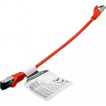 IT-BUDGET Full Copper prémium patch kábel - Flex AWG 26 - Cat.8.1 - 2000 MHz - halogénmentes - PoE+ - 40 Gbit - piros - 0,5 m 90ITBFLEX81PK050R