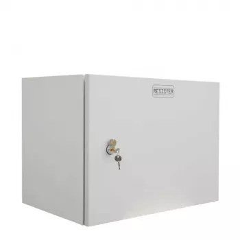 IT-BUDGET 19 inch fali hálózati szekrény Easy, 9U, 600x400 mm, acélajtó, világosszürke 90RR19CWV964MG