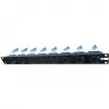 Liebernetz 19 inch 1U rack ventilátoregység, vízszintes szívás, 95 m³/h, 12V DC, 34 dB, fekete (90LN19LUE1HE8B)