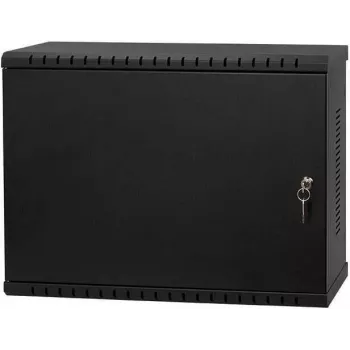 IT-BUDGET 19 inch fali elosztó szekrény, 3U, mélységváltozó függőleges szerelés, 180 mm mély, max. beépítési mélység 300 mm, fekete 90ITBWV19VTV3S