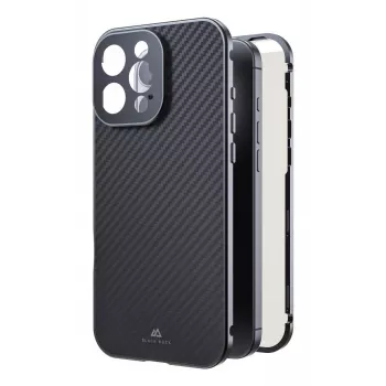 Black Rock Cover 360° Glass tok Apple iPhone 16 Pro Max készülékhez, valódi karbon (00228101)