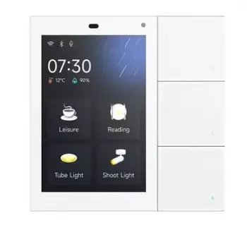 GVS Touchpanel S3 KNX helyiségvezérlő intercommal és App Serverrel, fehér 503051170