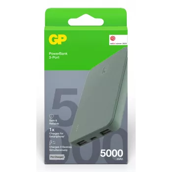 GP PowerBank B+ Series 5000 mAh Moss Green (GPPBB05BGYBSR523)