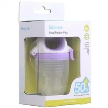 Kidsme Food Feeder Plus bébi etetőeszköz 6 hónapos kortól, levendula