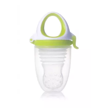 Kidsme Food Feeder Plus bébiétel-adagoló 6 hónapos kortól, lime