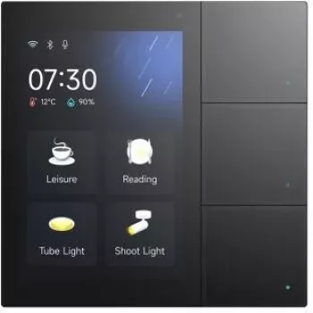 GVS Touchpanel S3 10,1 inch KNX érintőpanel kaputelefonnal és alkalmazásszerverrel, fekete 503051163