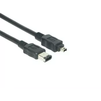 EXSYS FireWire 1394a kábel 6 tűs–4 tűs, 1,5 m, fekete EX-K6810