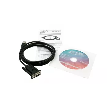 EXSYS EX-1311-2FT USB 2.0 – RS-232 soros adapter, DB9 aljzat, FTDI chipkészlet, ipari hőmérséklettartomány