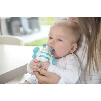 Kidsme Bumble Bee rágóka és csörgő, 3M+