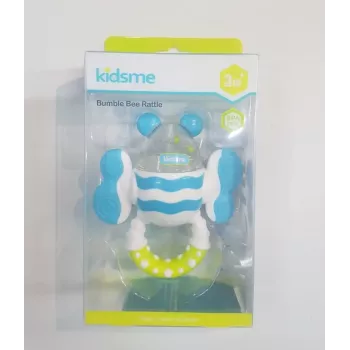 Kidsme Bumble Bee rágóka és csörgő, 3M+