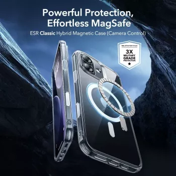 ESR tok Apple iPhone 17 készülékhez, átlátszó, MagSafe-kompatibilis 1A88900101