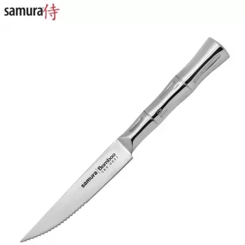 SAMURA Bamboo SBA-0031 steak kés, 110 mm, AUS-8 acél