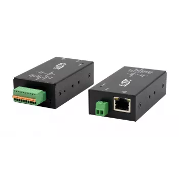 EXSYS EX-6131-2 ipari Ethernet-soros Device Server, RS-232/422/485, DIN-sínre és falra szerelhető