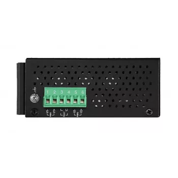 EXSYS EX-6226POE ipari 8 portos Gigabit PoE+ switch, 12-36VDC, DIN sín