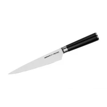 SAMURA Harakiri univerzális kés 192 mm AUS-8 acél Full Tang fekete nyél