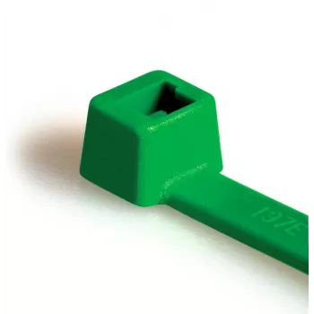 HellermannTyton T30R-PA66-GN zöld kábelkötöző 150mm x 3,5mm (100 darabos csomag) 111-03014