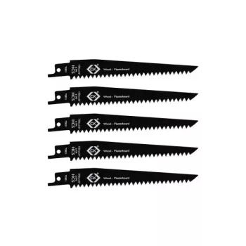 C.K Tools T0821 szablyafűrész lapok 6 TPI, 150 mm, 5 darabos csomag