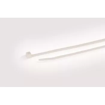 HellermannTyton T50R fehér kábelkötöző, 200mm x 4,6mm, PA66, 100 darabos csomag 111-05013