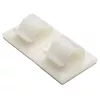 HellermannTyton RB8 csavarozható rögzítés kábelkötegelőhöz, fehér, poliamid, max. 8 mm köteg, 100 darabos csomag