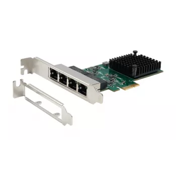 EXSYS EX-60104 Quad 1 Gigabit Ethernet PCIe x1 kártya (Realtek RTL8111H)