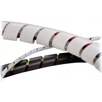 HellermannTyton SBPEFR4-BK fonott cső, 4 mm, fekete, 10 m, PET