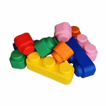 Gerardo's Toys GT3105 puha építőkocka-készlet, 42 darab, EVA hab, többszínű, 12 hónapos kortól gyerekeknek