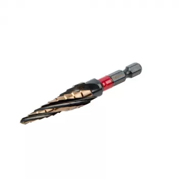 C.K T3016 SET HSS-Co Step Drill Bit Set 4-12 mm, 4-20 mm, 6-32 mm (3 Pieces)