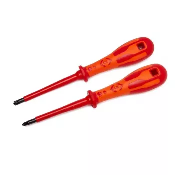 C.K T49146 Dextro VDE Modulo csavarhúzó-készlet, 2 részes, Modulo pengeméret 1 és 2, VDE 1000 V szigetelt