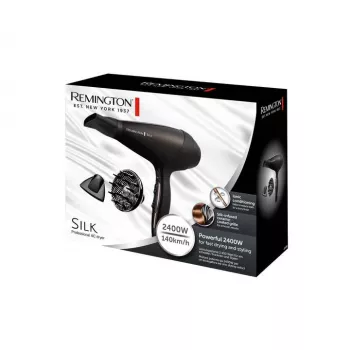 Remington Silk AC hajszárító, 2400W, fekete