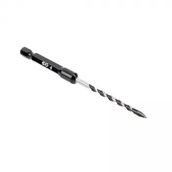 C.K Tools T3115 040 falifúró 4 mm, 1/4 inch hatszögletű szár, volfrámkarbid hegy, 40CR acél