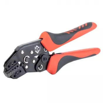C.K Tools T3684 automata krimpelőfogó érvéghüvelyekhez 0,25-6 mm² (AWG 23-10)