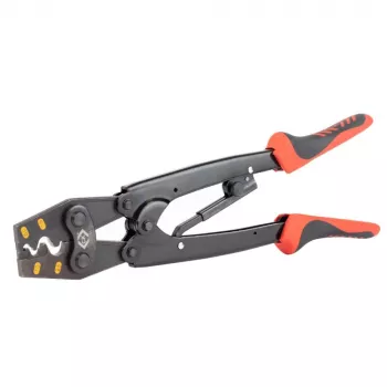 C.K Tools T3676A préselőfogó szigeteletlen kábelcsatlakozókhoz 6-25 mm²