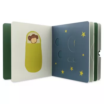 Trixie Mr. Fox bébi aktivitásos könyv mozgó elemekkel, 12m+
