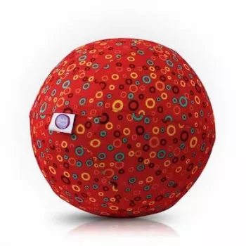 BUBA BLOON Bubabloon latex lufi szövetborítással, Circles piros