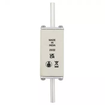 Eaton 80NHG0B NH-biztosíték 0 méret, 80 A, 500 V AC, gG, mechanikus jelző, 3 darabos csomag