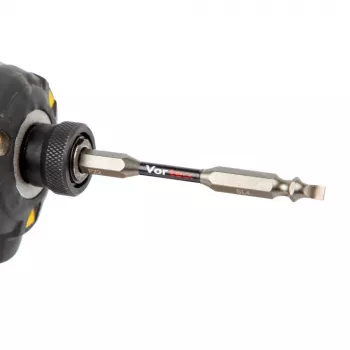 C.K Tools T4482 DEPZ2SL409D3 3 részes csavarhúzó-bits szett, PoziDriv PZ2, hornyos SL4,0 mm és SL9,0 mm, 25 mm, 1/4